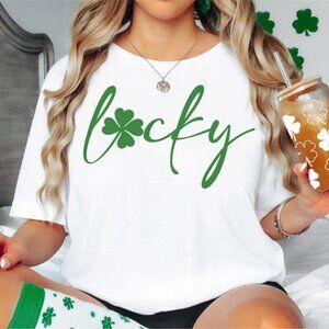 Lucky Shamrock T-Shirt, St Patricks Day Shirt